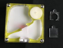 Ant Farm Acrylic Horizontal Style Mini 6x6cm  sponge divider gate.